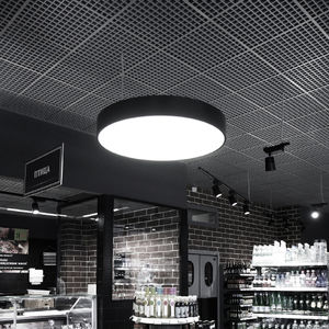 Hängeleuchte / LED / fluoreszierend / rund