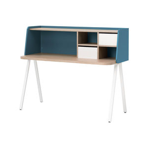 Holz-Schreibtisch / modern / für Kinder / mit Regal