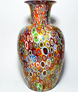 moderne Vase / aus Muranoglas / handgefertigt