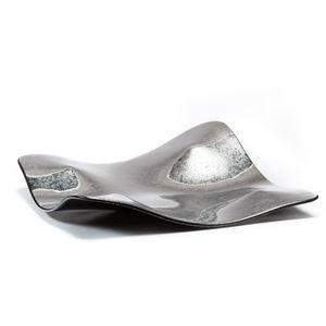 moderne Vase / Glas / handgefertigt