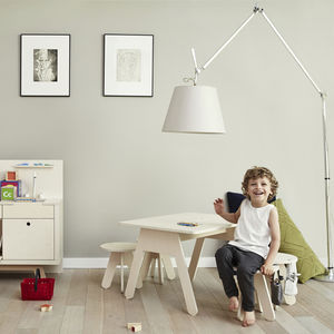 moderner Hocker / aus Sperrholz / aus Birke / für Kinder (Jungen und Mächen)