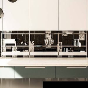 modernes Regal / Metall / für Küchen
