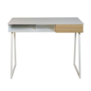 Schreibtisch aus Eiche / aus Buche / Stahl / skandinavischer Stil