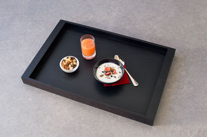 Serviertablett aus Eiche / für Hotelzimmer / für Hotels / für Restaurants