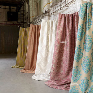 Gardinenstoff / Damast Motive / Polyester / Baumwolle