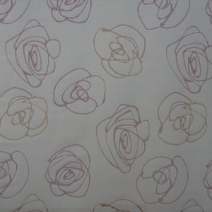 Gardinenstoff / Blumenmotive / Polyester / Viskose