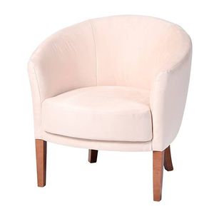 Sessel / Skandinavisches Design / Stoff / aus Buche / Club