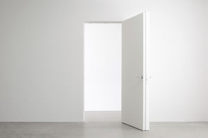 Innentür / einflügelig / Holz / Aluminium