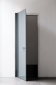Innentür / einflügelig / Glas / bündig