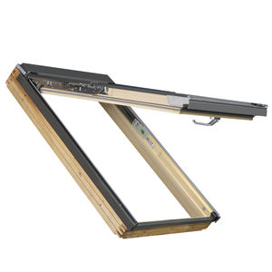 Projektions-Dachfenster / Schwing / Holz / Doppelverglasung