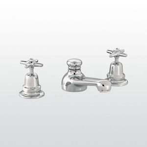 Mischbatterie für Badewanne / für Theken / verchromtes Metall / für Badezimmer