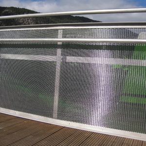 Metallgeländer / mit Stangen / Außenbereich / für Terrassen