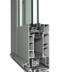 Aluminium-Türprofil / mit Sicherheitsvorrichtung / wärmeisoliert / hochbelastbar