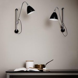 moderne Wandleuchte / Metall / Halogen / verstellbar