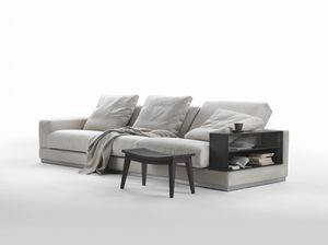 modulierbares Sofa / Eck / modern / Stoff