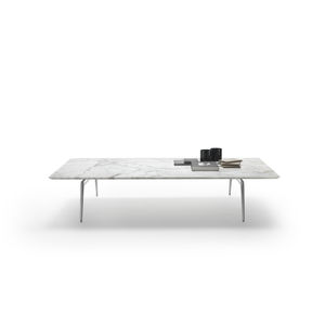 Couchtisch / modern / Holz / Metall