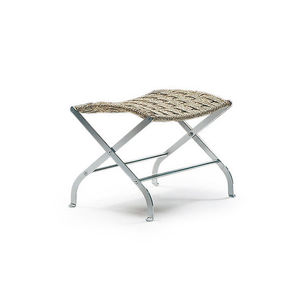 moderner Hocker / Leder / Metall / von Antonio Citterio
