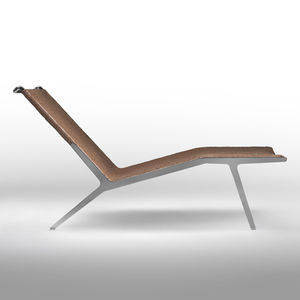 moderne Liege / Leder / Metall / von Antonio Citterio