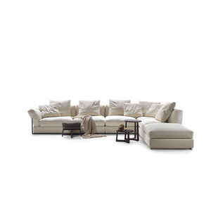 modulierbares Sofa / Eck / modern / Stoff