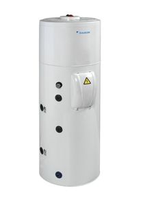 Solarwarmwasserbereiter / Wandmontage / vertikal