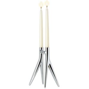 Aluminium-Kerzenhalter / von Philippe Starck