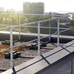 Aluminium-Geländer / Einfahrts Barren / für Terrasse