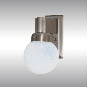 klassische Wandleuchte / geblasenes Glas / LED / Glühlampen
