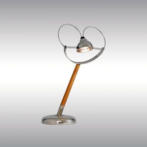 Tischlampe / klassisch / für Innenbereich / aus vernickeltem Messing