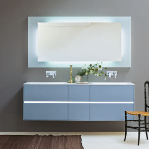 hängender Waschtisch-Unterschrank / Holz / modern / Schubladen