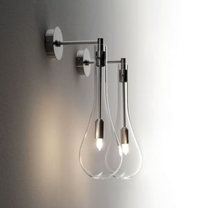 moderne Wandleuchte / für Badezimmer / Glas / für Spiegel