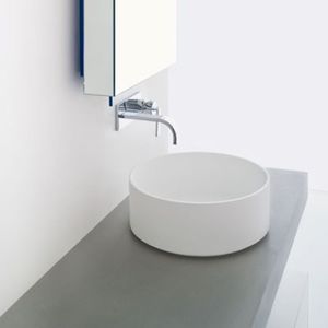 Aufsatzwaschbecken / rund / Keramik / modern