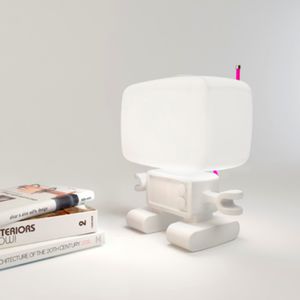 Tischlampe / originelles Design / Polyethylen / Metall