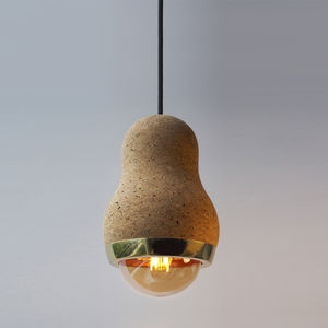 Hängelampe / modern / aus Kork / LED