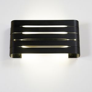 moderne Wandleuchte / Aluminium / LED / rechteckig