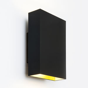 moderne Wandleuchte / Aluminium / LED / rechteckig