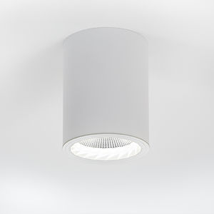 moderne Deckenleuchte / rund / Aluminium / LED