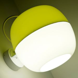 moderne Wandleuchte / Metall / aus PMMA / LED