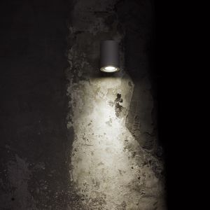 moderne Wandleuchte / Außenbereich / Metall / Glas