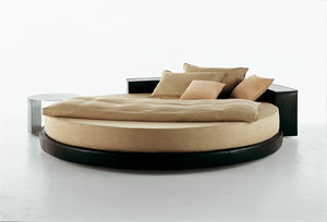 Doppel-Bett / Rund / modern / Textil