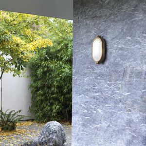 moderne Wandleuchte / Messing / Glühlampen / oval