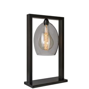 Tischlampe / klassisch / Messing / Glas