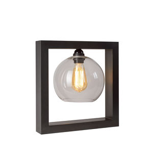 Tischlampe / klassisch / Messing / Glas