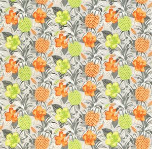 Möbelstoff / Gardinen / Blumenmotive / Polyester