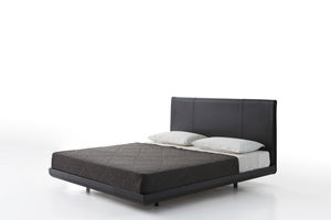 Standardbett / doppelt / modern / Leder