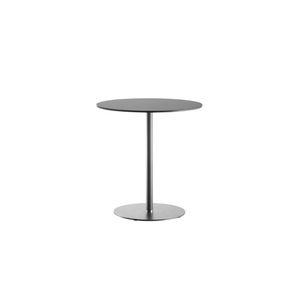 moderner Bistrotisch / Stahl / aus Kristall / rund