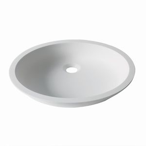Unterbauwaschbecken / oval / aus Krion® / modern