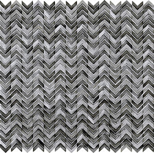 Innenraum-Mosaikfliese / Wand / Metall / Hochglanz