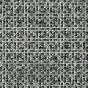 Innenraum-Mosaikfliese / Wand / Metall / Hochglanz