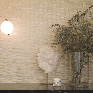 Innenraum-Mosaikfliese / Wand / Aluminium / rechteckig