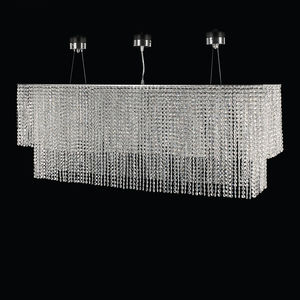 moderner Lüster / aus Kristall / LED / handgefertigt